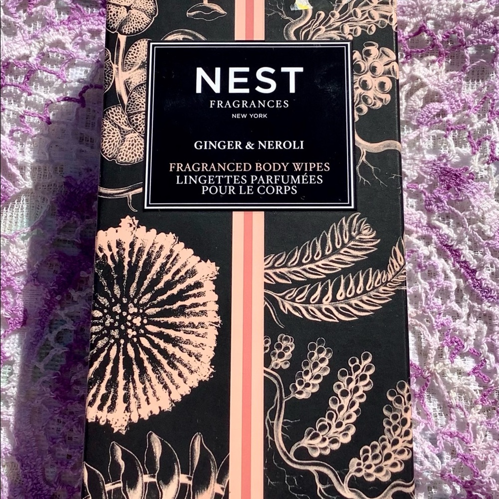 🎉HP🎊 Nest “Ginger & Neroli Body Wipes” Individual On The Go Travel Fresh… - Picture 2 of 15